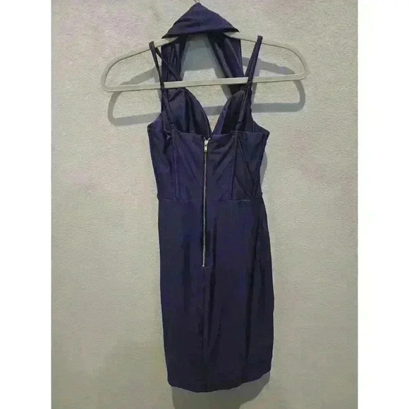 Aqua Women's Size 6 Purple Halter Neck Formal Dress Whimsigoth Glam Party - Picture 7 of 12